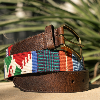 Zunil woven belt — included in the His & Hers set